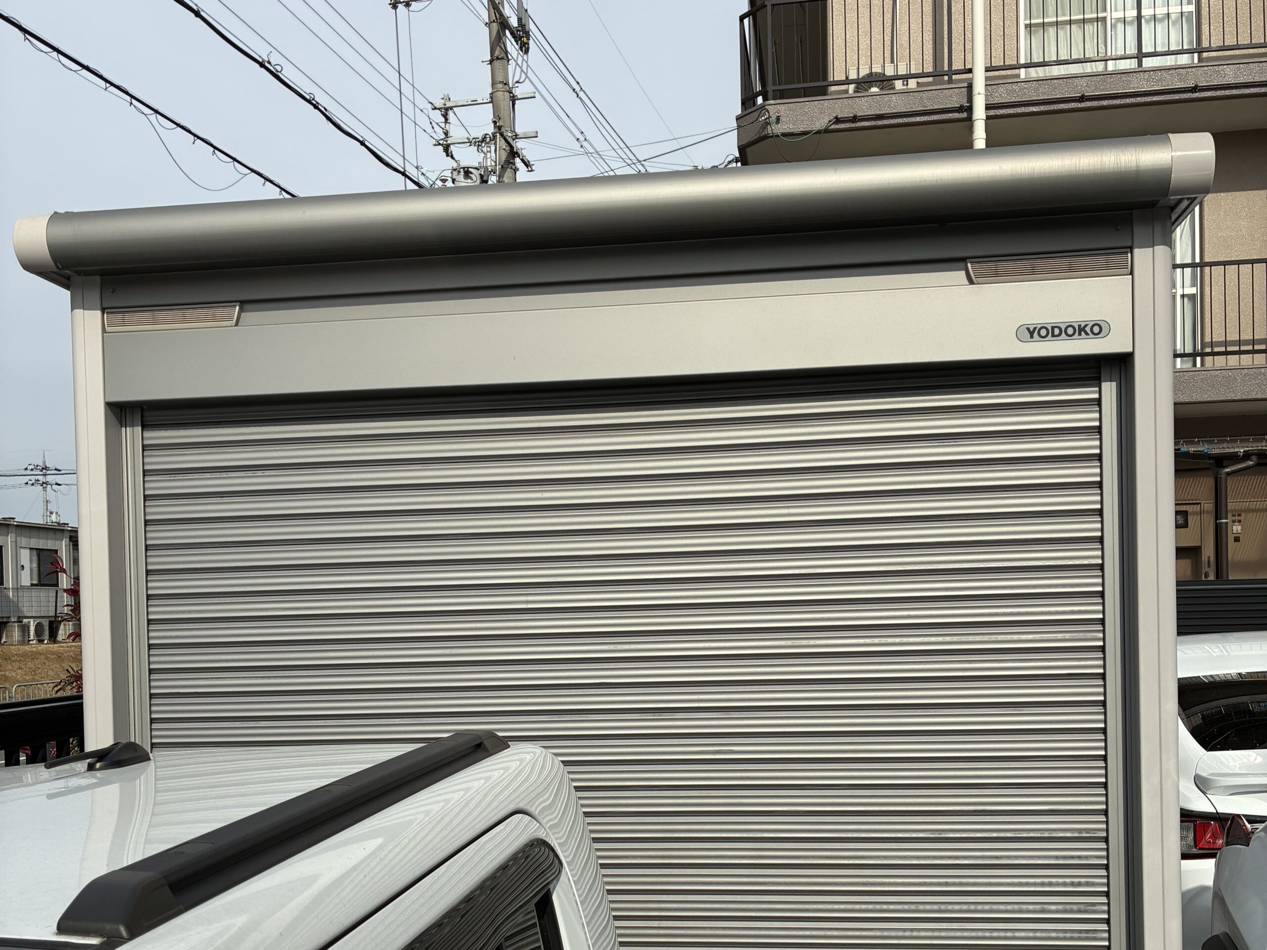 工場敷地内への資材保管用倉庫新設