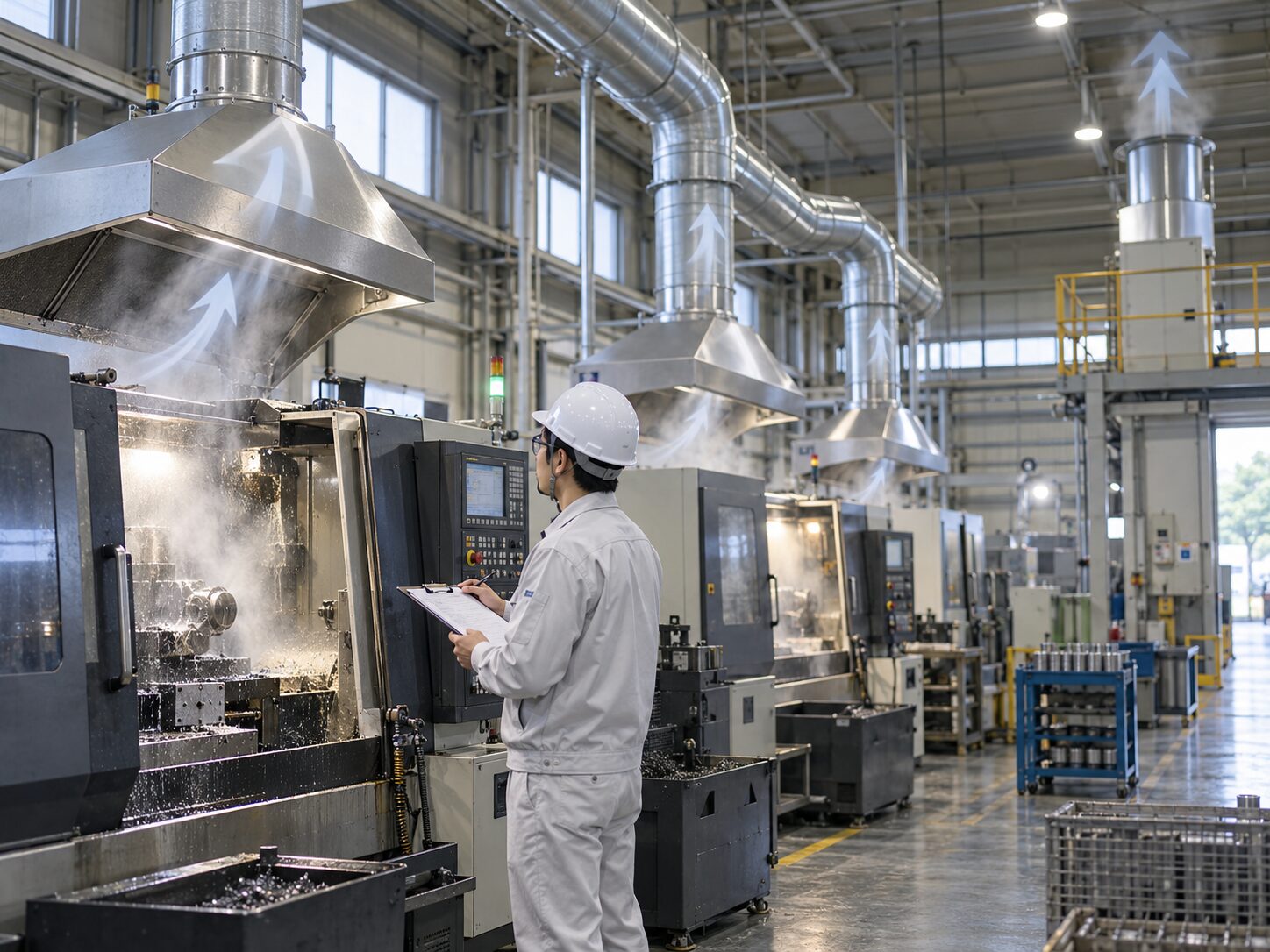 油煙・熱気の量に見合った機種を選定し、過不足のない仕様に整えました