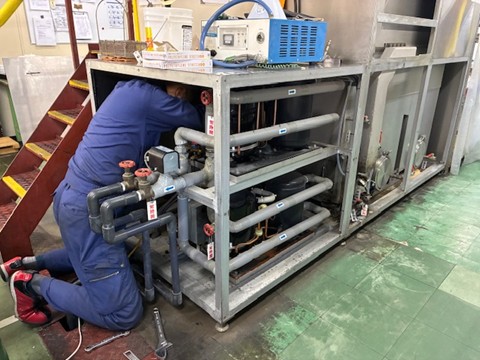 超音波洗浄機据置型修理